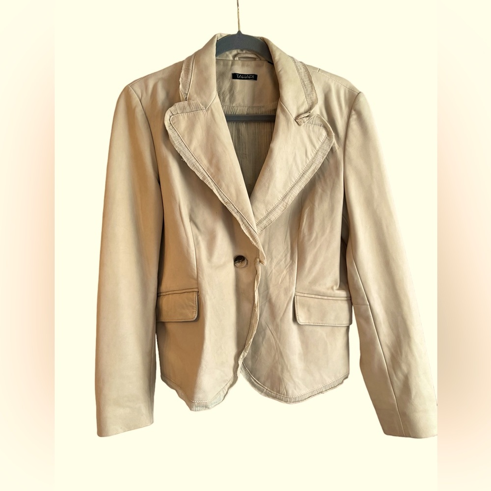 Vintage Tahari Leather Jacket